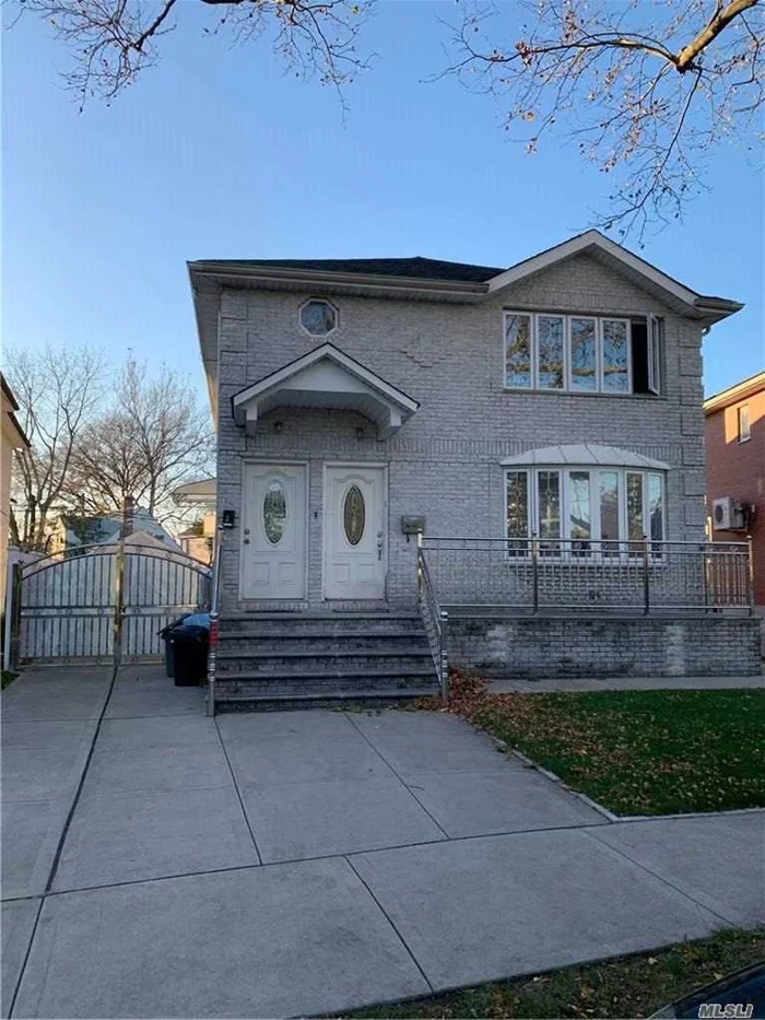 Gorgeous Detached Brick 2 family house in the heart of Fresh Meadows. House was altered in 2006. Featuring 3 bedrooms 2 baths each floor. MOVE IN Ready ! Close to All Buses. SD 26