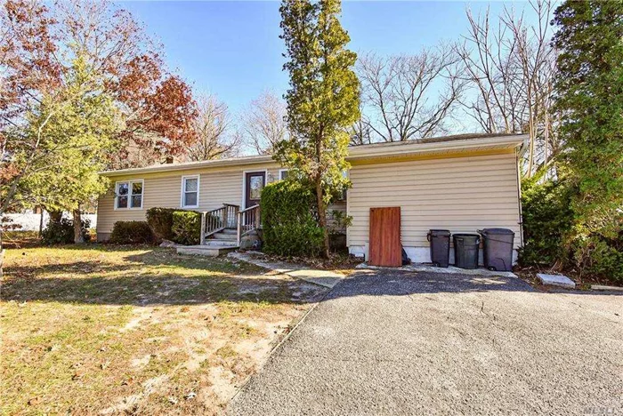 Delightful 3 bedroom 2 bath ranch in Ronkonkoma. Newer boiler. Everything well maintained. Full basement is finished with a great opportunity for a large living area. This is a great starter home!
