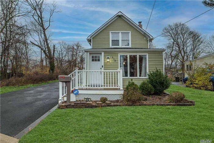 This beautiful gem is not only great for entertaining but so convenient for commuters. All updated in 2017: Roof, siding, kitchen, baths. Beautifully done with faux wood laminate floors throughout. Spacious Kitchen features granite, energy efficient stainless steel appliances flows into large dining room. Driveway that fits 8 vehicles completely redone 2018, Cambridge pavers and firepit 2020. 200 amp electric service. 3 Ductless AC/Heat Units.