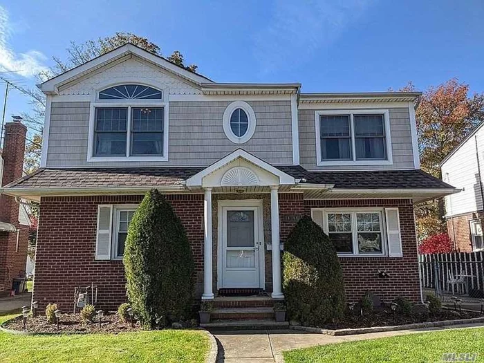Perfect 4 BR Colonial w/ Lots of great features: Double-pane windows, Full Finished Basement w/ 2 Boilers and outside separate entrance, hardwood floors 2- Zone Gas Heating system Home is in New Hyde Park centrally located to LIRR, shops, buses. Put all offers in --will not last!
