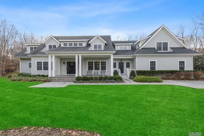 Immaculate custom built home situated on 4.5 acres in prime Southold location near cedar beach! Built in 2010, this home has 4500sf of living space, w/ enormous basement ready & primed to be finished. 4 bedrooms, 3.5 baths, inc first floor Jr master en-suite, & upstairs primary master w/sitting area, luxurious en-suite bathroom & generous walk in closets. Huge eat in gourmet kitchen equipped w/high end appliances including Wolf Stove, SubZero Refrigerator, 2 ovens, wine fridge & warming drawer. Kitchen includes breakfast nook & double sided gas fireplace into living room. Formal dining room, office & Sun Room. Large bonus room/gym/rec room. Enjoy 9ft ceilings throughout the entire first floor. Other features include sound & alarm systems, generator, central vac, & 5 zone heating & central air conditioning. Superior quality materials used throughout, energy efficient w/ extra heavy insulation. Plenty of room for pool & tennis! Truly Stunning!! Don&rsquo;t miss this one!