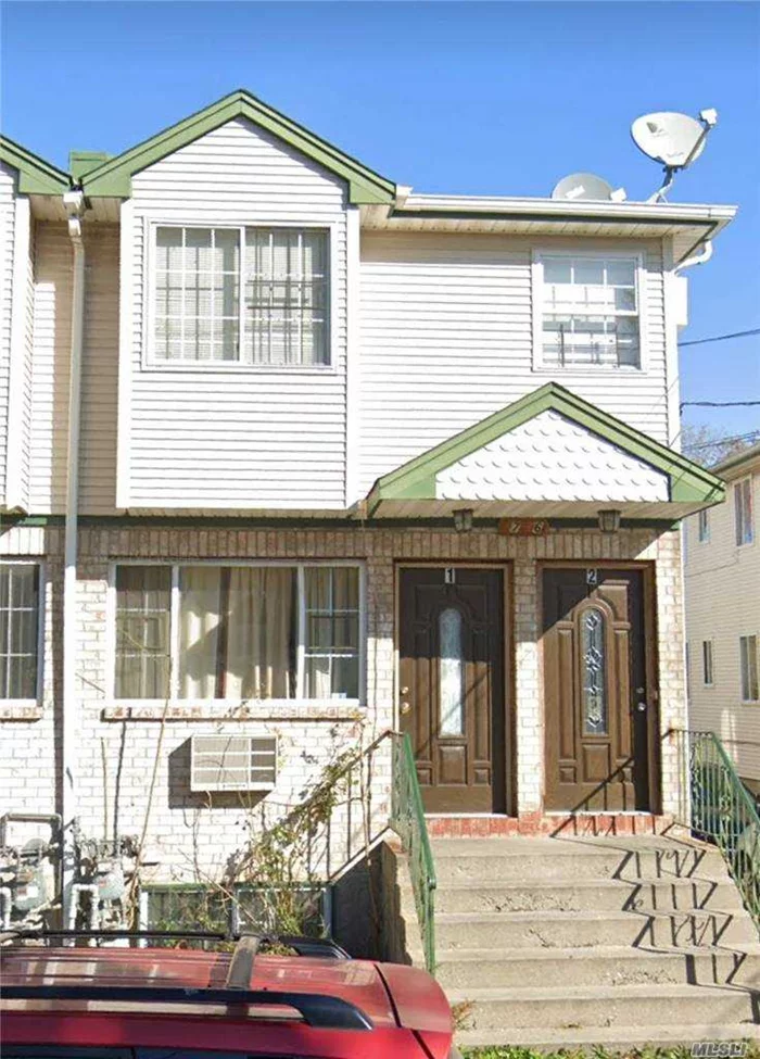 legal 2 family house 3 over 3 bedroom apartment with a finished basement 1st floor rent $2, 710 2nd floor rent $2, 250      total rent roll $4, 930 HOUSE CAN BE DELOIVERED VACANT