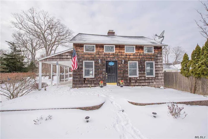 Built by Joshua Benjamin, the Oldest House in Oakdale is Located on a Short Private Lane. The Salt Box Style Dwelling was Built Circa 1820 at a Different Location but was Dismantled & Moved to its Current Site, a Plot of Land on the South Side of Montauk Hwy, During the Early 20th Century. Although the Interior of the Home has been Renovated, the Exterior of the House has Seen Very Few Changes in its Two Hundred Years.Some of the Window Frames & Glass May Still be the Original Building Materials