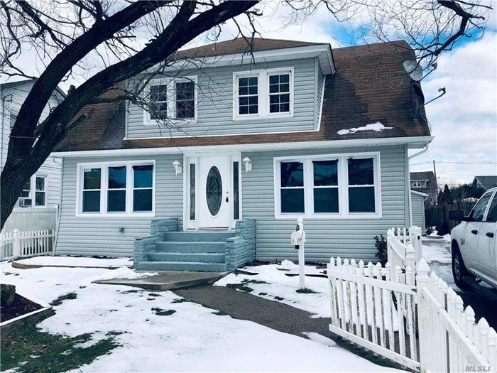 Fully Renovated with new features: Vinyl siding, hardwood floors, new granite countertops and stainless steel appliances. There is new plumbing and electrical & a modern Hydronic boiler. Outside: Detached garage with an oversized deck.