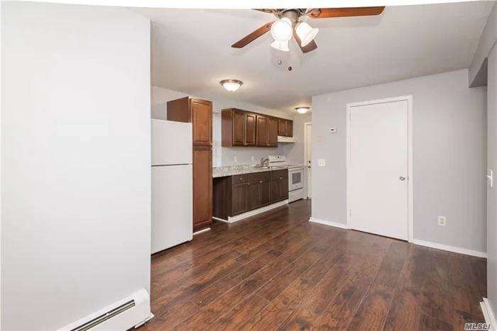 This freshly painted spacious renovated 1 bedroom apartment in Oyster Bay has a lot to offer! It features a eat in kitchen, large living room,  brand new bathroom, private washer-dryer, and tons of closet space. Off street parking is just another bonus! Near town, restaurants, and Oyster Bay Beach