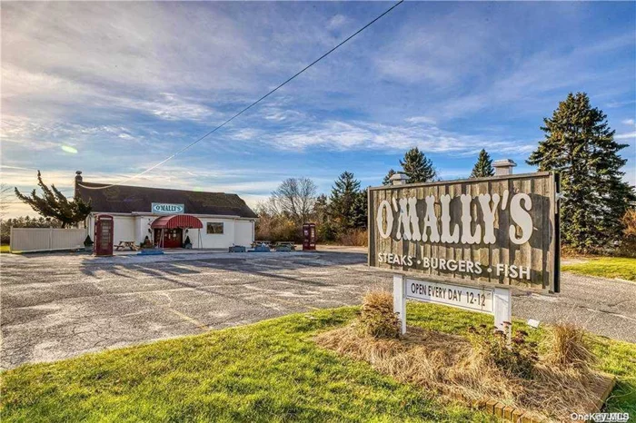 This prime location includes 1.51 acres of cleared and level land on the main thoroughfare through the Northfork, Route 48. Great exposure and well travelled highway corridor from east to west. On the property sits a fully functioning and recently renovated restaurant with a 50 history. Restaurant is Turnkey. Prime opportunity to own the land, business or both. Property is Primetime and has tremendous potential for growth. Ideal time to be a landlord on the Northfork. Pictures, video and floorplan coming soon.