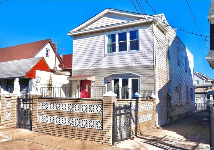 Presenting ALL BEST AND FINAL 01/18 - MUST BRING PRE APPROVAL -Don&rsquo;t let this opportunity pass by !! ***DELIVERED VACANT***LOCATION, LOCATION !! This beautiful 2 Family home offers a 4 bedroom 1 bath over a 3 bedroom 1 bath + a Finished basement with OSE. Just a short walk to Jamaica station (LIRR & MTA trains + Buses) making it extremely convenient and accessible to ALL. Did I mention the huge two car indoor detached garage with extra above storage (Mechanics dream garage) !!!