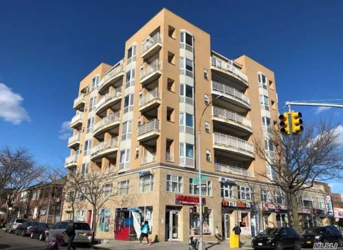 Luxury 2 Bedroom, 2 Full Bath, Balcony & Laundry Closet, Condo Build in 2012, RE Tax $903 /year, Common Charge $310.38 /month, one block from 7 train & Supermarket. Unit on 3rd floor with balcony view, indoor parking for rent also.
