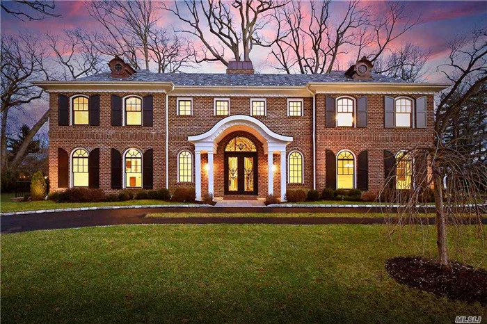 NEW CONSTRUCTION! Stately Brick Colonial. Approx 7700 sq ft of luxury workmanship which includes 2500 sq ft finished lower level with 10&rsquo; clgs. A total of 6 bedrooms, 5.5 baths. Built with the utmost attention to detail and qualilty craftmanship. Custom wrought iron entrance door, stunning two story entry foyer w/sweeping staircase. State of Art kitchen, top of line applcs, custom cabinets, lg family rm w/fireplace connecting formal living room; perfect flow for entertaining. Formal Dining Room is adorned with intricate millwork and finishes. Bedroom/Office with En Suite Full Bathroom finish off the first floor. Upstairs; generous sized master bedroom suite w/luxurious marble master bath, fireplace, 2 walk in closets & balcony. 3 family sized bedrooms, 2 full baths, and laundry room. Amenities include: radiant heated floors, slate roof, pella windows, generator, smart home, central vacuum, Mother of Pearl tile work in powder room, hand molded oversized jumbo brick exterior.