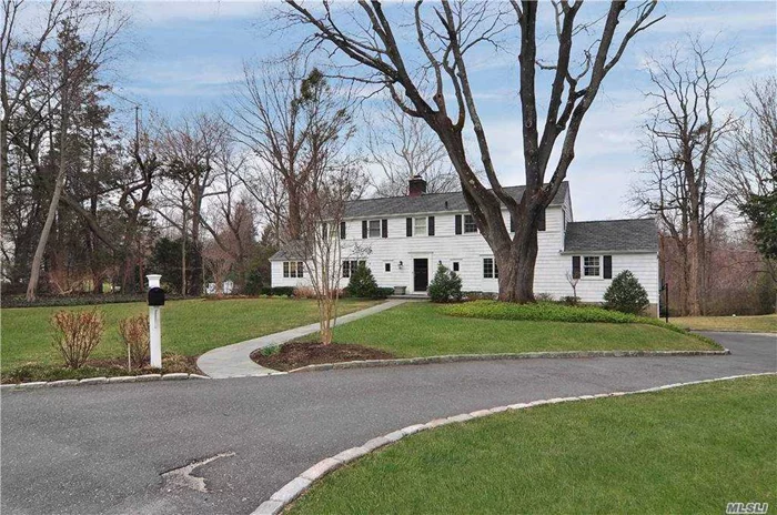 New to market! Welcome to this totally renovated, mint condition colonial perfectly situated on a tree-lined cul-de-sac street. Featuring all new: top of the line designer kitchen and baths with radiant heat, roof, siding, windows, electric, insulation, flooring, oil burner, patio, and landscaping. Former summer home of Margaret Truman. Pack your toothbrush and move right in. Wow!