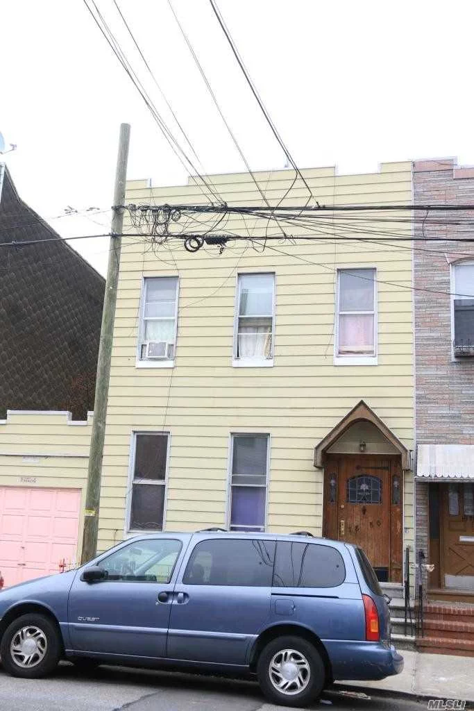 Great 2 family home located in Ridgewood. 6 rooms over 5 + basement, garage & private yard.