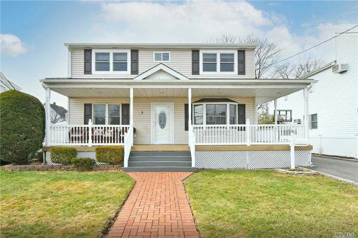 4 Bedroom, 2 Bath Expanded Cape in the Heart of Bethpage, Living Room, Dining Room, Eat In Kitchen w/ Gas Cooking, Appliances Approx 2 Years New, Main Floor Bath & Den/4th Bedroom, Recently Renovated Upstairs w/Led Hi Hats, Vinyl Floors, Windows & Walls, Master Bedroom, 2 Bedrooms & New Bath, Lower Level w/ Finished Room, New Washer/Dryer, Storage & Utilities, Fully Fenced Yard w/ Paver Patio, New Roof, Upstairs Windows New, Oil Above Ground HW Heating, 100 Amp Electric, 3 AC, NYS STAR $1213, Central Blvd Elementary