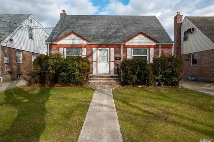 Beautiful Cape Brick Home in the Heart of New Hyde Park, District 26 Schools. Close to All Shopping, Transportation, Hospitals, Fitness Centers And Restaurants . Near 2 LIRR Stations Floral Park and New Hyde Park. Cac, 4 Bedrooms, Full finished Basement with Full Bath, Separate Outside Entrance. So much potential ***Low Taxes.***