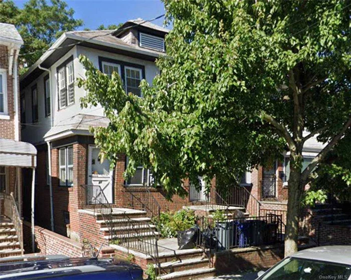 Two Family Detached Brick/Stucco House located on a tree-lined street in north Bay Ridge, Near Public Transportation, Ferries, Express Buses And Major Roadways. Six Rooms Over Six Rooms, Hardwood Floors Throughout, Full Basement, Two-Car Garage With Shared Driveway. Delivered Vacant. Nearby 3rd Avenue offers supermarkets, green grocers, fitness centers, boutiques, cafes, bakeries, preschools, and more. Easy in and out of Manhattan via the R train, the express bus, or the ferry. Nearby Owls Head Park which has a sprinkler park, skate park, and rolling hills with water views of the Bay.