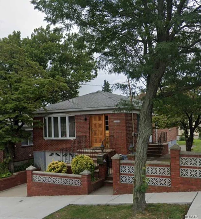 Location.. location...location... Very Well maintained whole brick house sits on a manicured corner property in college point one block by Malba, walk one block to water -Flushing Bay .House features 3 Bedrooms, 2 Full Baths , LR, DR with hard wood floors , walk in full finished basement with laundry room, summer kitchen and a lot of more . minutes to local bus and a few blocks walking distance to QM2 express bus , close to shopping center , banks and school .private back yard with separate entry to home . house is well maintained and ready to your home . please call for private showing .