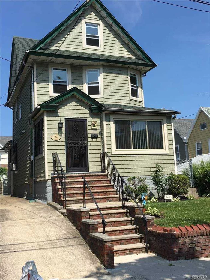 Stunning legal 2 family. 2 Duplex apartment. New siding, windows, roof, cement, etc... Steps from beautiful Forest Park, shopping, transportation. 20 minutes to Rockaway Beach.
