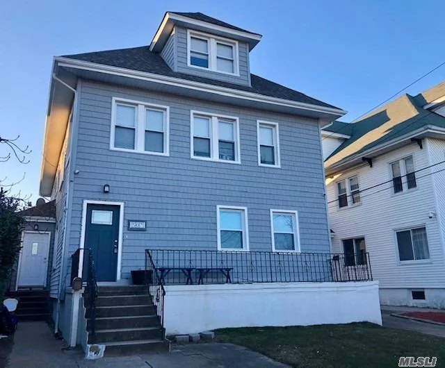 Totally Renovated & Very Large 3 Bedroom, 2 Full Bath Apt w/ a Washer/Dryer, Storage & Parking! Apt is Huge & was Recently Renovated with an Open & Airy Beach Vibe- Featuring a Large LR, Brand New Kitchen w/ Granite Ctrps/SS Appl, Large Island & Peninsula + Eat-in-Area, Den/FDR, Large MBR, 2 Addt&rsquo;l Bedrooms, 2 Brand New Designer Full Baths, New Wood Flooring & Carpeting, Stackable Washer/Dryer in Apt, Brand New Energy Efficient Navien Gas Heat Syst w/ on Demand HW & Radiant Heat in LR/DR/Kitchen, Shared Use of Basement (Storage), Use of Driveway, Front Porch & So Much More! Wow...Come Grab this before the Spring Comes! Tenant Pays Gas, Heat & Electric. Water & Landscaping Included.