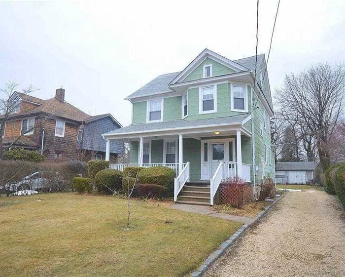 Totally renovated home in the heart village of Great Neck. Large living room/dining room/den. Granite eat-in-kitchen, Four Bedrooms, 2 bathrooms and full stairs to finish attic. Full basement. central heat and air-conditioning. Front Porch. Park like property. Conveniently close to schools, Parks, Town and Public Transportation. John F Kennedy Elementary Schools, Great Neck North Middle and High schools.