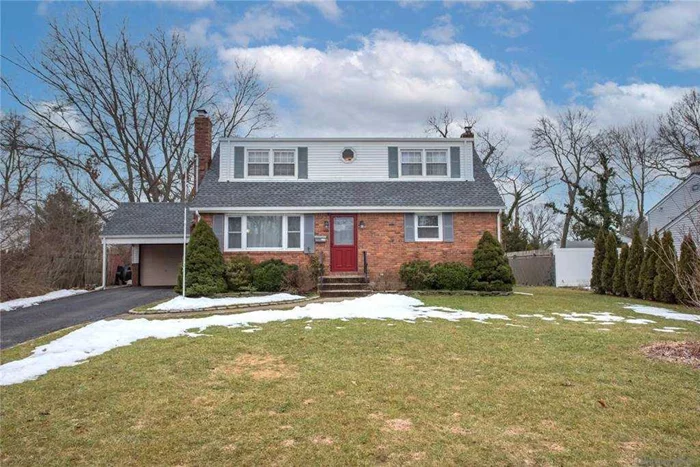Quality craftsmanship and pride of ownership shows in this well located dormered Cape Cod. LR w/Fpl, FDR, New Kit w/SS appliances, quartz counters & baking center. BR/Office/Library & Guest BR on Main. MBR & BR up, 2 New FBTHS, Finished Basement. Hardwood Floors, Crown/Base moldings, Raised Panel walls, mostly updated Windows, Oil h/w Heat (tank in Bsmt) Natural Gas in house, 200 amp Electric, New Architectural Roof done in 7/2020, multi-level composite decking, Hot tub is a gift. 1.5 C Gar & carport. Fenced 75x150 Property.