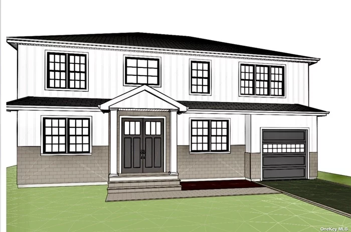 TIME TO CUSTOMIZE! TO BE BUILT-MID-BLOCK NEW CONSTRUCTION in Desirable South Grove with Syosset Schools! A spacious 5 bedroom 3 bath center hall colonial with open floor plan. Enjoy the gourmet eat-in-kitchen and large center island, bedroom on main, high-end finishes, all wood floors, custom moldings, elaborate master ensuite, walk in closets, walk out 9 foot basement and energy efficiency! The perfect location near shopping, transportation, parks and schools. (Photos Are For Workmanship Purposes Only.)