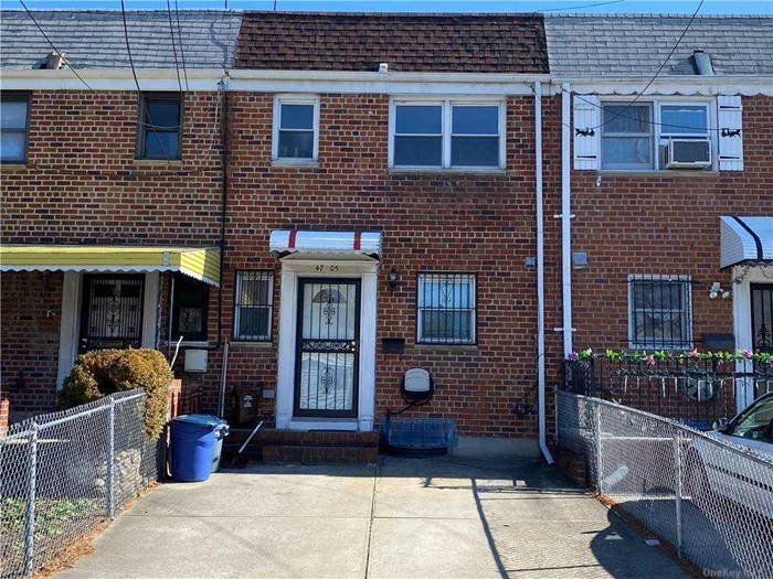 Big opportunity to purchase a home in a very sought-after part of bayside. Your new home features brick construction with Big 3BR, 1.5Bth and Private back yard by fully Fence. Close to All, LIRR, Bus stop, Shops, Major Highway and Schools. The house has a spacious living room drenched with natural light and hardwood floors. Updated Kitchen offers high-end appliances and granite countertops few yrs ago. The Big size Master Bedroom and 2 Large BRs and Full Bathroom. Fully finished basement with separated Entrance through Backyard. Utility Room (Laundry, Boiler) In Basement.