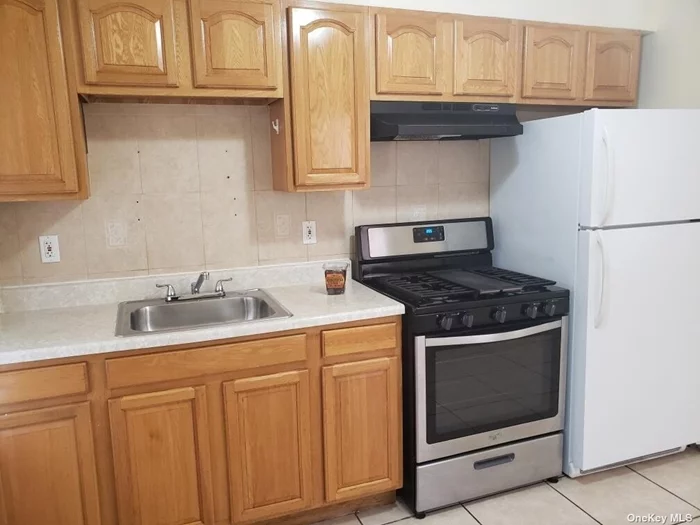 Located In Maspeth! Spacious 3 Rooms Apt, Freshly Painted. Very Bright. Hardwood Floors, Bright Lr/Dr, 14/9 feet Bedroom With 3 Windows, Nice City view, full bathroom w/window. Private Entrance.