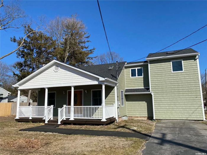 NICELY RENOVATED 4 BEDROOM EXPANDED RANCH WITH BEAUTIFUL LAYOUT..WITH HARDWOOD FLOORS, HUGE FULL      OPEN , UNFINISHED BASEMENT, 2 FULL BATHS,  LR, DR, FRONT PORCH, HUGE 2 CAR DETACHED    GARAGE WITH OPEN DRIVEWAY.