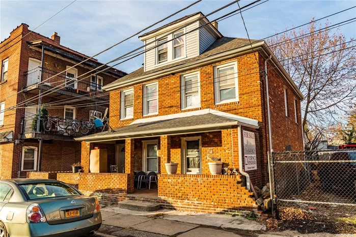 18-20 Carney Street is a brick two-family house located just off the corner of Hazel Avenue on Carney Street in Glen Cove, Long Island. Both units have a separate entrance. The left unit is located on the first floor which includes 2 bedrooms, a large eat-in kitchen, a living room and a bathroom. The right unit is located on both the second and third floors and includes 3 bedrooms, a large eat-in kitchen, a living room, a bathroom and a bonus room. There is also a full dry basement with separate entrance, a hardscape backyard, and a covered porch. The units are fully separately metered including heat, which is gas and separate boilers. The only landlord expenses are real estate taxes and insurance. The bricks have been recently pointed, roof and windows are newer. The property overall is in very good shape and little maintenance and low landlord expense. The rents are below-market which shows upside potential. It is conveniently located a half block from Cedar Swamp Road.