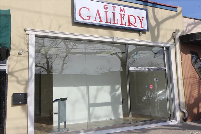 Basic Tax and Cam charges Included,  Fully Renovated. Can Be Used As Store Or Office Space, Great For Art Gallery, Learning Center Or Nail Salon Or Any Other Kind Of Business. Great Location, near LIRR, Parking Space Available. A Must See!