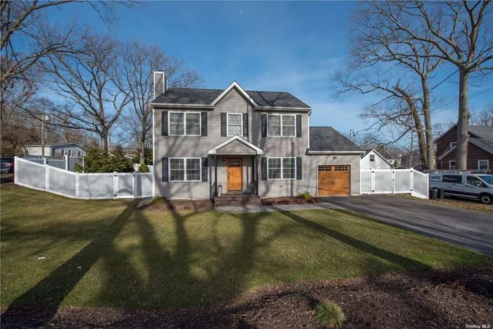 Beautiful 2, 200 Sq Ft Colonial Built in 2011. Hardwood Flooring, CAC, Hi Hats, EIK With Stainless Steel Appliances and Stone Backsplash. Crown Molding In Bedrooms, Full Well Insulated Basement With 10&rsquo; Ceilings And OSE. 200 Amp Electric. Garage. Situated on a .23 Acre. Fully Vinyl Fenced W shed. Trex Decking And Paver Patio. New Front Door and Garage Door. Deeded Bach Rights, Must See!