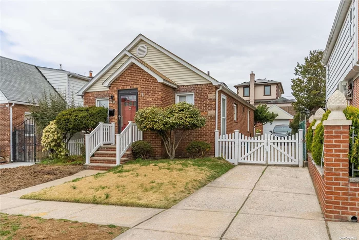 A stunning newly renovated cape located in Fresh Meadows. This home has about 4000sf in lot size. First floor features a foyer, living and dining area with open floor plan, Eat-In Kitchen w/marble and granite counter-tops and custom cabinets paired with high-end appliances, two bedrooms and a full bath. A fully finished basement Features family room with home theater system, a full bath and laundry room. Heated Floors, Split AC, Custom built pergola and Much more! Zoned for PS 107 & JHS 216 & Francis Lewis HS. Q26, Q27 Q31. Close to shopping, schools and highways