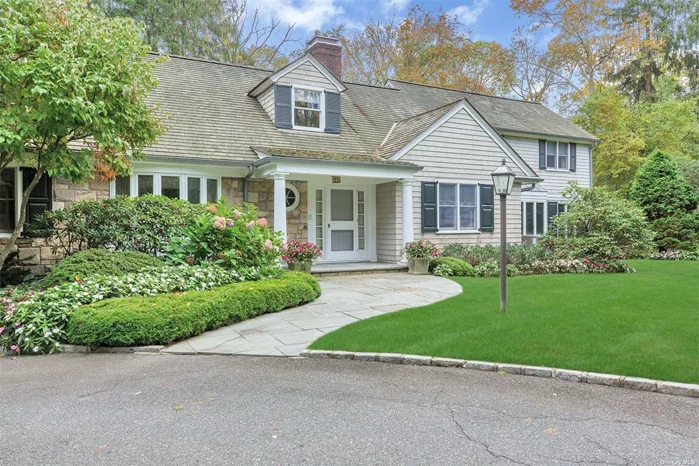 Move Right In to this Gorgeous, Sun-Drenched Colonial Set on 2 Spectacular Acres with Sparkling Inground Pool & Tennis. Completely Renovated in 2005, this Magnificent Home Boasts an Extraordinary Chef&rsquo;s Kitchen and Enormous Breakfast Room with Fireplace. Entertain in the Banquet Size Dining Room Featuring a Fireplace and the Inviting Living Room which Also Boasts a Stone Fireplace. Enjoy the Handsome Office with Beautiful Built-Ins & Fireplace and a Cozy Den. The First Floor Features an En Suite Bedroom Matched with Three En Suite Bedrooms Upstairs Which Includes a Stunning Master Suite Boasting Dreamy Walk In Closets and a Romantic Bathroom. Finished Lower Level with Separate Outside Entrance and Half Bath, Gas Generator. Taxes Being Are Being Grieved. Jericho Schools, Seaman Elementary. A Must See!