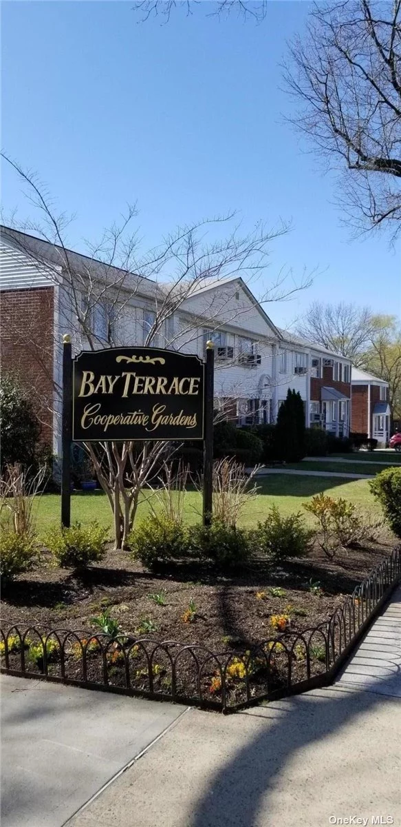 Deluxe 2 Bedrooms and 1 Bath Lower Unit in Bay Terrace Gardens, Hardwood Floors Throughout Apartment. Washer & Dryer are Permitted with Proper Permits. Close To Shopping, Schools, Transportation and Major Highways. Base Maintenance is $755.13, 2 Air conditions $50 and Dishwasher $15, Total is $820.13