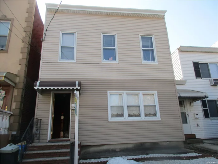 This large two family home has been family owned FOREVER. Home has not been modernized since the 1960&rsquo;s. The interior need work - exterior is in excellent condition. PRICED ACCORDING TO ITS CONDITION! 1 block Walk to Metropolitan Avenue shopping and all local schools. ALL VACANT ON CLOSING!.