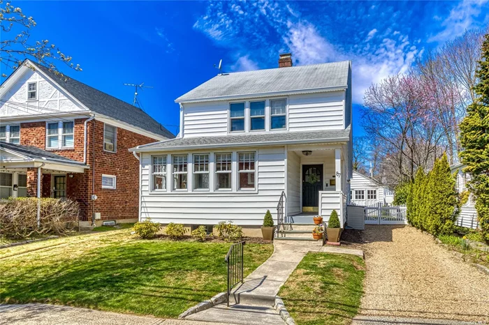 Park Section Perfection! Lovely & bright colonial, with updated kitchen and baths. Spacious living room, den, open kitchen to dining room. Highlights include: great closets and storage, spacious master bedroom, wonderful outdoor space with deck, CAC, gas heat, walk up attic, move right in!