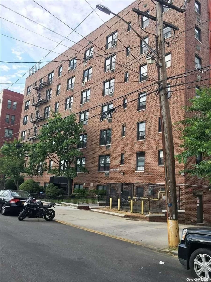 Don&rsquo;t miss out! Come see this lovely 1 bedroom co-op with spacious living/dining. Hardwood floors throughout. Kitchen, full bathroom and plenty of closets. 5th Floor. 2 elevators and laundry room in building. Close to transportation and worship. Board Approval Required.