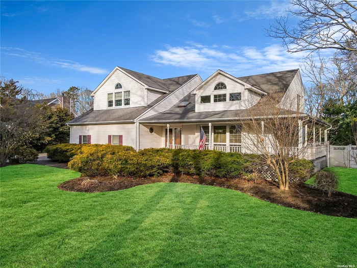 Welcome home to Eastport, consider an untapped area of Long Island minutes from the Hamptons. This wonderful home sits on 1.01 Prof Landscaped Acres w/Plenty of Room For a Pool. Updated Inside & Out this 4 BR/2.5 Bath Home has a Master Ensuite with a dressing area, hardwood floors, vaulted ceilings, Gym, Movie Room, and loads of millwork throughout. The granite kitchen has an open feel and flows nicely into the family area. Other amenities include a full wrap-around porch, a mahogany deck, garage, basketball, and racketball court, shed, and more, The List Goes On and On. A Must See Home That Won&rsquo;t Last.