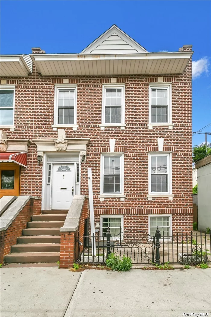 Here is your chance to purchase 60-71 Woodbine St, a VACANT large semi-detached brick two family with Private Driveway and 2 Car Garage in Ridgewood! This home is conveniently located right off of Fresh Pond Rd. The interior of the home has been maintained well with many of the original details. The first floor is a two bedroom apartment (not railroad), with a full bathroom, kitchen, living room, and dining room. The second floor is a three bedroom apartment (not railroad), with a full bathroom, kitchen, living room, and dining room. The basement is fully finished with high ceilings. Conveniently located near everything you need, Supermarkets, train, buses, banks, restaurants, and everything else.