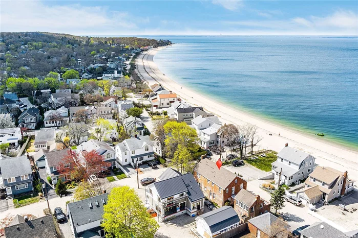 Beautiful brick home in Bayville right across from a private beach for residents only. This colonial has direct water views built in 1932 with a very special breezeway connected to a separate Artist&rsquo;s Studio with fireplace and walls of windows overlooking the Long Island Sound above the 2-car detached garage. An abundance of character inside, built-ins and charm with high ceilings. Spacious rooms including large formal living room with fireplace and views. 4 bedrooms on the 2nd floor plus 1 bedroom on the 1st floor and an office/bedroom. Four full bathrooms. This house is ready to renovate and is a special gem in this beach community. Natural gas. First time available in 40 years. Mooring your boat on the Sound is permissible here. The location on the North Shore affords quick access to town, shops, parks, beaches and the hamlet of Oyster Bay. Locust Valley School District. A terrific second home or primary residence to enjoy the lifestyle by the beach this Summer and all year.