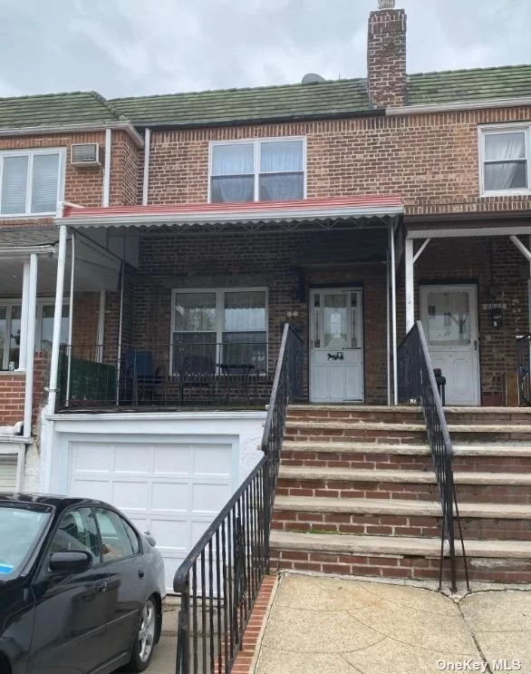 Great starter home! This 1 family 2 bedroom home in Middle Village is located off of Eliot Ave near express bus to Manhattan, schools, house of worship and Juniper Valley Park. Large livingroom, dining area, eat in kitchen, 2 bedrooms, 1.5 baths, full finihsed basement and private yard. There is a private driveway and 1 car garage in front.