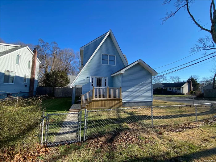 Great home on a potentially sub-dividable lot in the heart of Ronkonkoma! 3 bedrooms, 2 full bathrooms, full basement, detached 2-story, 2 car garage. This home has a ton of potential!