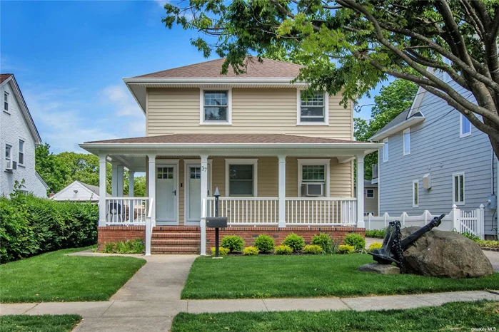 Newly Renovated Two-Family Home With 2 Bedrooms and 2 Full Baths Each On Upper And Lower Units. Oversized Backyard And Driveway With Off-Street Parking. Individual Basement Areas Each With Washer/Dryer. CAC. An Investor&rsquo;s Dream!