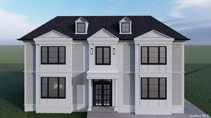 Stunning new construction colonial on oversized lot in Woodmere SD#15. Approximately 2, 100sf per floor, 5 bedrooms and 4 baths on the 2nd floor (3 bedrooms with en suite baths). 1st floor has 9&rsquo; ceilings, large eat-in-kitchen, full finished basement with 8&rsquo; ceilings, bonus space in the attic. Radiant heat on all tiled floors, cast iron drain pipes,  option for pool, rear yard approximately 50&rsquo; deep, Taxes to be reassessed upon issuance of CofO.