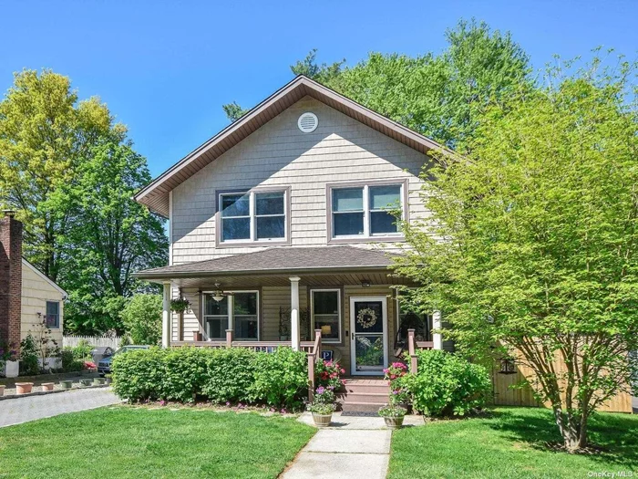 Welcome Home To This Renovated Colonial Charmer! The Gracious Front Porch Is The Perfect Place To Entertain. Light Streams In Through The Large Windows. Open Flow Floor plan With Eat In Kitchen. Flexible Office Or First Floor Bedroom. The Bedrooms Have An Airy Feel With Vaulted Ceilings. Oversized Closets And Second Floor Laundry. Master Suite With Bath. Full Basement With High Ceilings Is Easily Finished. Enjoy Summer In The Backyard Oasis Complete With Patio And Mature Plantings. Located On A Quiet Tree Lined Street Close To Schools, Shopping And Town. This One Won&rsquo;t Last!