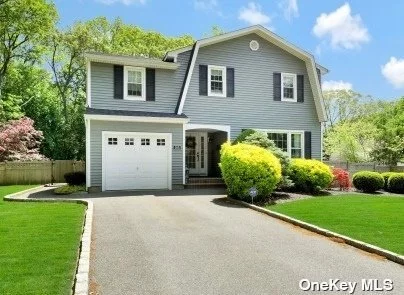 Expanded across the entire back Mustapick Colonial with tons of space for entertaining both inside and out. Formal living room and Dining room seats 14, EIK, Den with fireplace, hardwood floors, Master bedroom with bathroom, three additional bedrooms, separate easy access storage space on second floor and more in basement. Large trex deck overlooking inground salt water pool. Vinyl siding, 5 yr old roof, CAC, one car garage, close to parks, LIRR and parkway. Don&rsquo;t miss this house, its wont last!