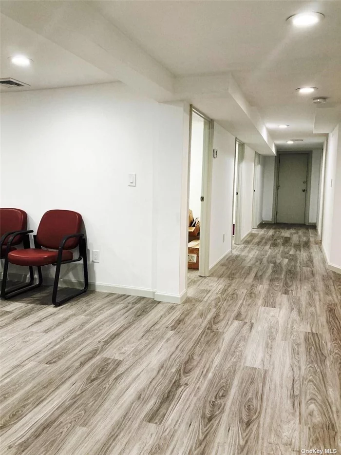 Great office space for professional or medical use. Newly renovated, waiting/conference room, 3 private offices/exam/therapy rooms, kitchenette/break-room, private bathroom. Utilities included, Central A/C & heat. Located on lower level of building. **LANDLORD WILL PAY THE BROKER FEE**