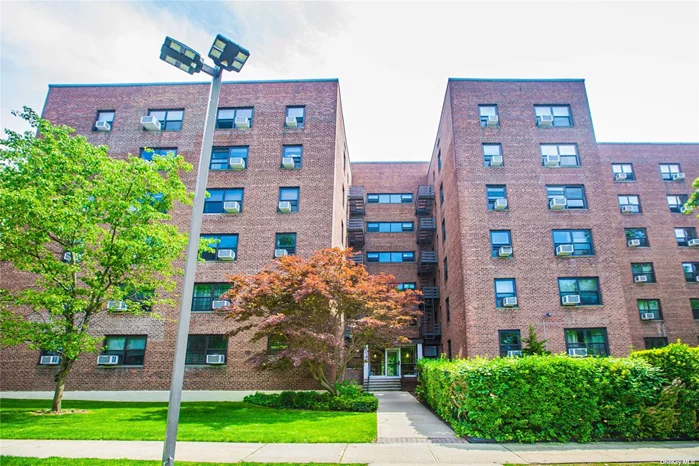 Bright and spacious 2 Bedroom in Windsor Park Development., Amenities include 24 hrs security, Outdoor inground pool, Tennis court, Fitness center. There have been new windows installed throughout the complex, new intercom. Maintenance includes real estate taxes, heat, water. Close to Bus & Long island Railroad.