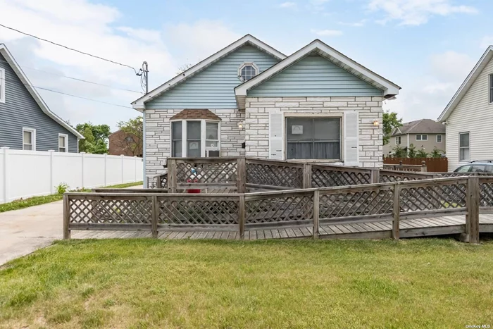 Cute Ranch To Make Your Own On A Great Block! Home Features Quaint Foyer, 2 Bedrooms, 2 Baths , Gas Heat, Sewers OSE/ISE Basement, Great Rear Deck And Yard, Super Low Taxes, Home Has Loads Of Potential Wont Last!