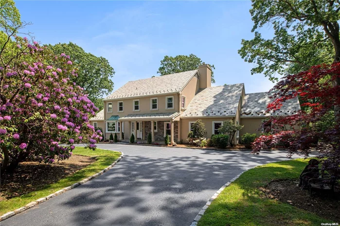 Situated on 2 acres of park-like grounds, this custom built 7500 Sq ft home offers luxury, privacy and open space in desirable Brookville (Jericho Schools). Built in 1962 and fully updated in 2021 with high end finishing&rsquo;s throughout, the home features 8 bedrooms and 6 full bathrooms (5 ensuite). Just off the family area is the patio which overlooks an acre + of manicured grounds and salt water pool with private paved area, this is outdoor living at its best. The lower level of the home is the talking piece adorned with handcrafted poplar wood throughout. Featuring 2 full bars with hand laid slate flooring, hallways lined with beautiful hand crafted bookshelves lead you to an unreal movie theater room affixed with the Original Radio City chairs and a concession stand. Not ending there, a commercially ventilated cigar lounge and humidors, piano chamber with a honeycomb coffered ceiling and home gym make it so you never have to leave.