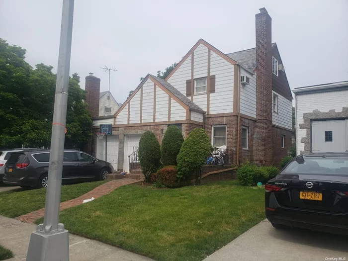 Rare Opportunity Large House 5 Bedrooms 2, 5 Bathroom, Lot Size 45x100, Located in the Heart of Fresh Meadows. 2 Levels And walking stairs to large Attic, Fire Place, New tile Floors in the Basement, Large Private Backyard. Short Walk to St. Johns University, Union Turnpike, Express Bus To Manhattan, Bus To E, F, Train, Great School District #26